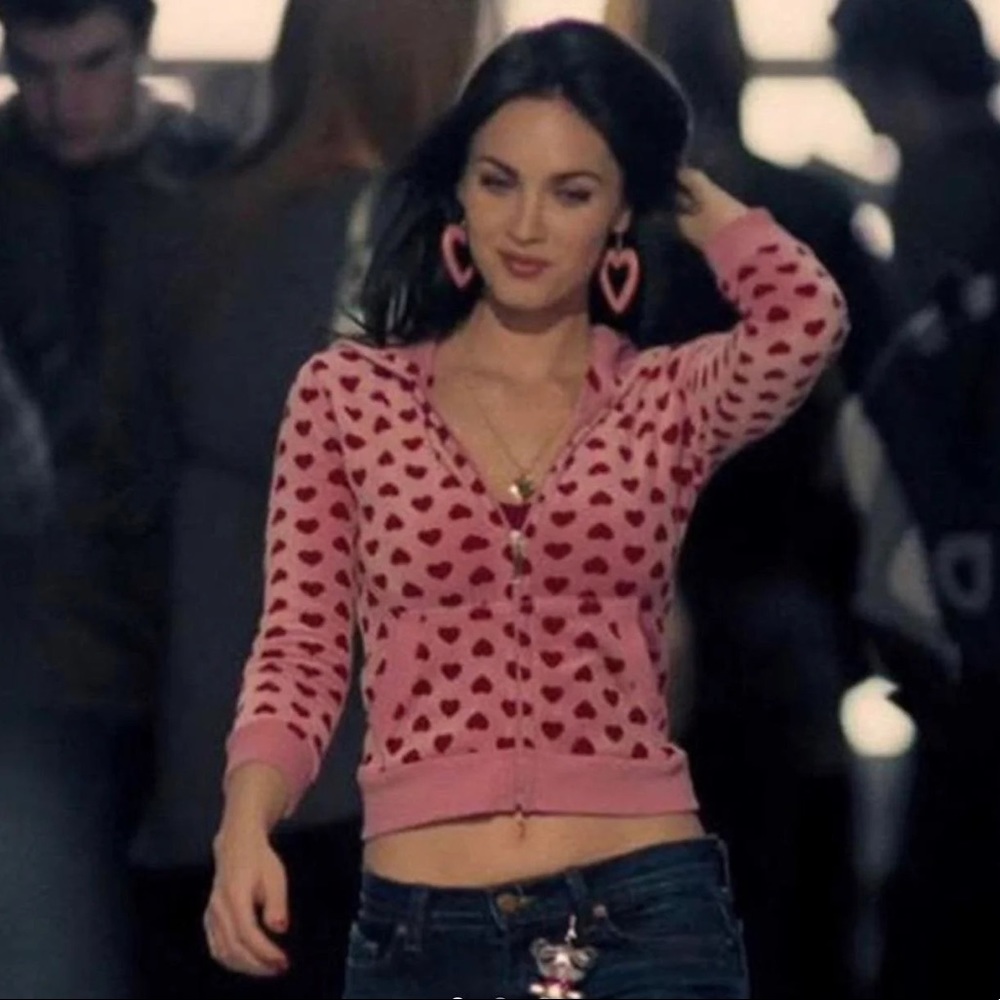 ISO!!!! GAP KIDS PINK RED HEART HOODIE SEEN ON MEGAN FOX IN JENNIFER’S BODY